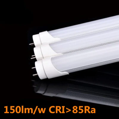 150lm/W CRI>85ra T8 LED iluminación de tubo 6000K blanco frío AC85